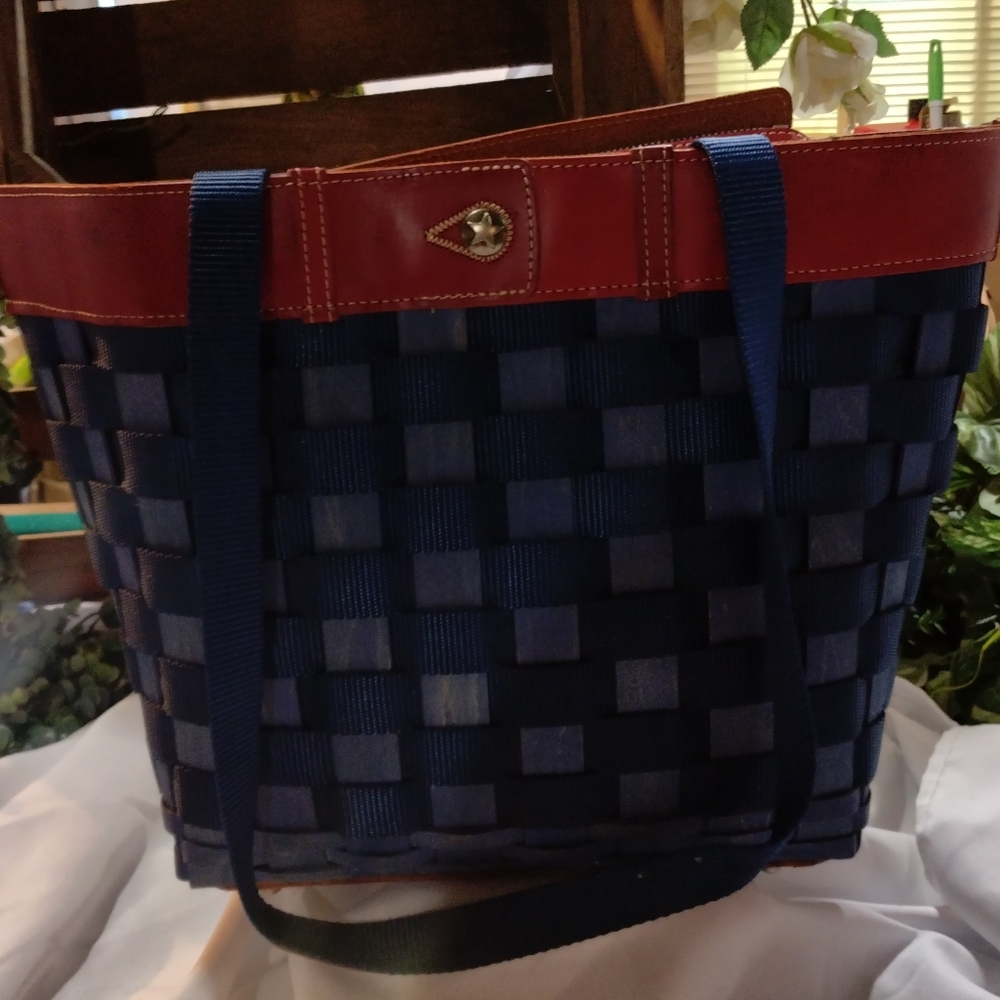 LONGABERGER WOVEN TOTE PURSE/BAG
